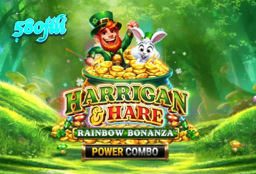 Harrigan & Hare Rainbow Bonanza Power Combo slot machine interface